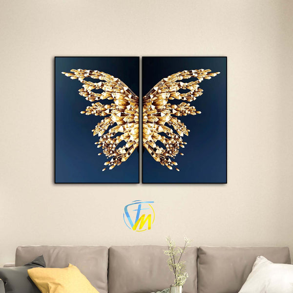 Golden Butterfly Frame Set