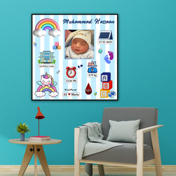 New born baby frame