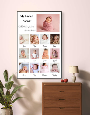 12 Month New born baby frame
