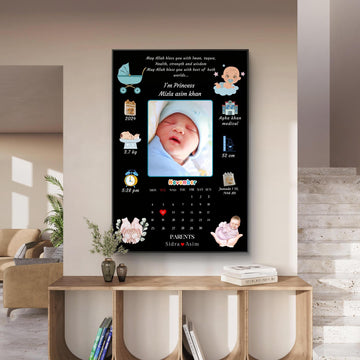 New born baby frame
