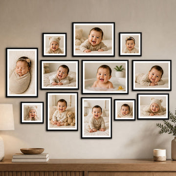 Customised Set of 12 Photo Frames