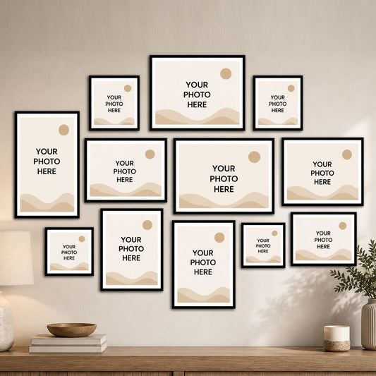Customised Set of 12 Photo Frames