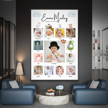 12 Month born baby frame