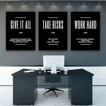 Motivational set of 3 Frames
