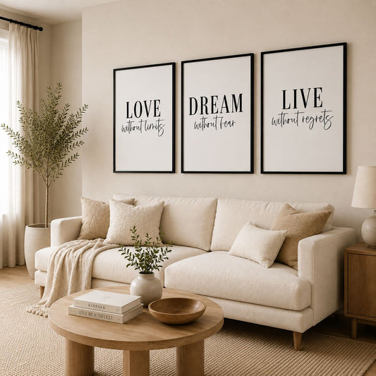 Motivational set of 3 Frames
