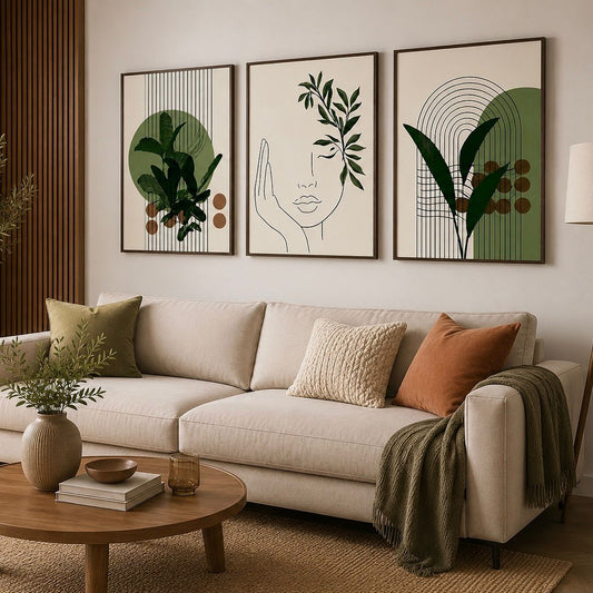 Nature Inspired Set of 3 Frames