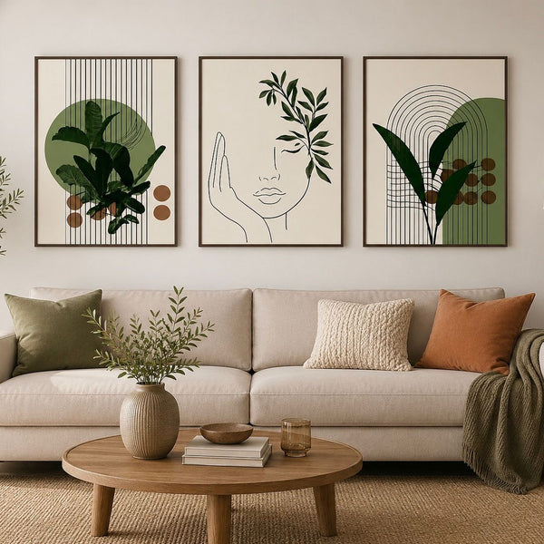 Nature Inspired Set of 3 Frames