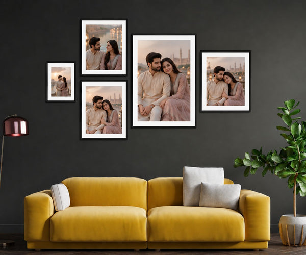 Customised Set of 5 Photo Frames