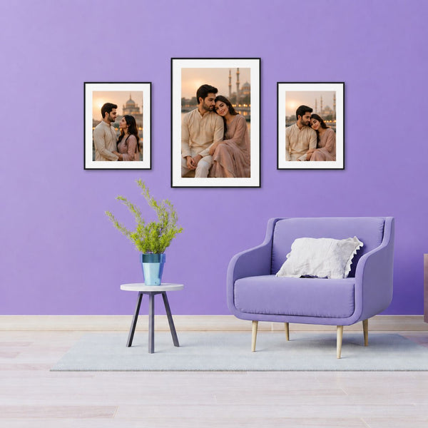 Customised Set of 3 Photo Frames