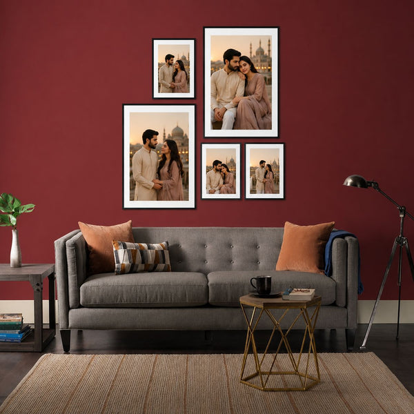 Set of 5 Customised Photo Frames