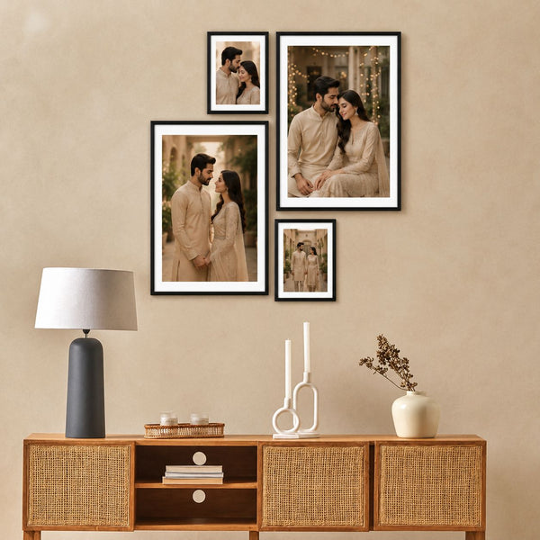 Set of 4 Customised Photo Frames