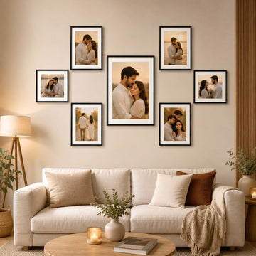 Customised set of 8 Frames