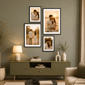 Customised set of 4 frames