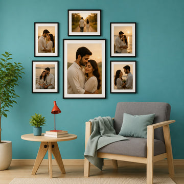Customised set of 6 Frames