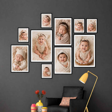 Customised Set of 10 Photo Frames